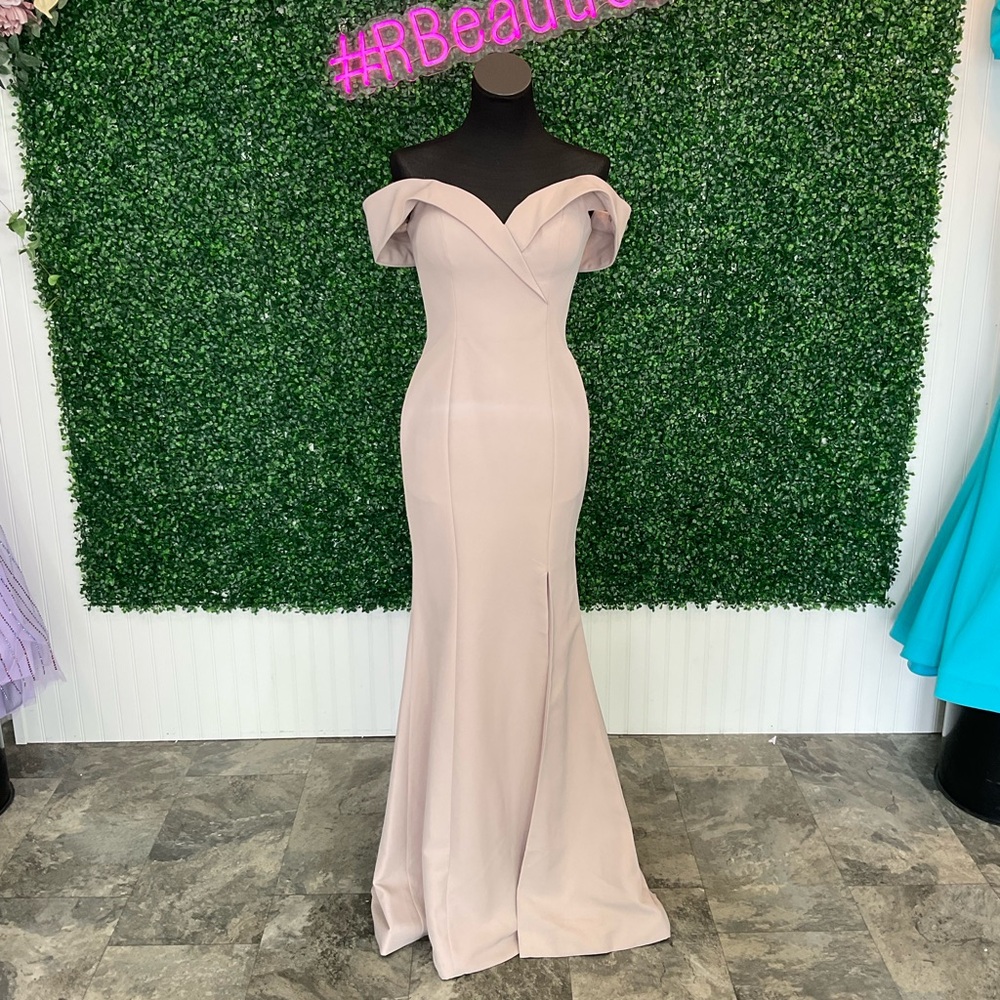 Elegant Off-Shoulder Cream Dress